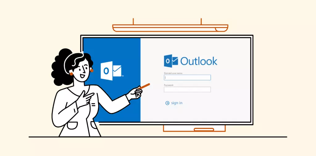 banner image showing email access to outlook