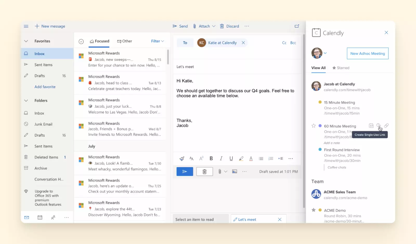 Calendly for Outlook
