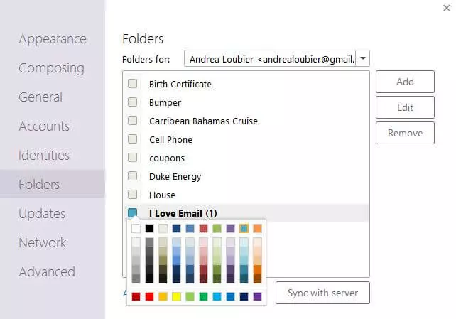 Set up Labels and Folders in Mailbird