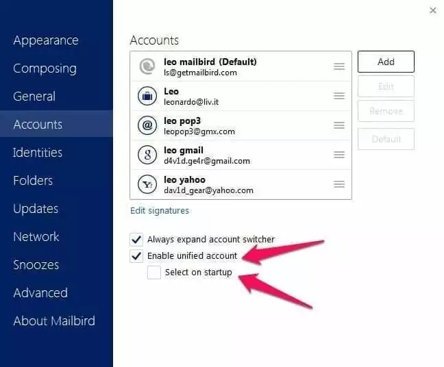 Learn how to combine email accounts with Mailbird