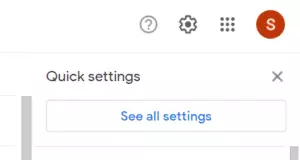 Open Gmail settings to create and manage Labels