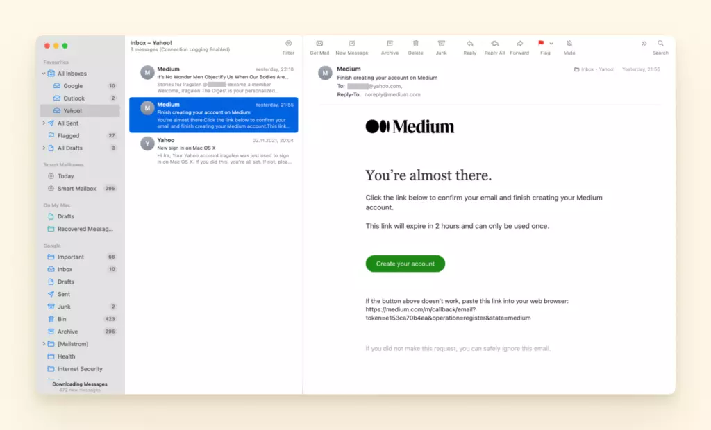 Block unwanted email in Mac Mail