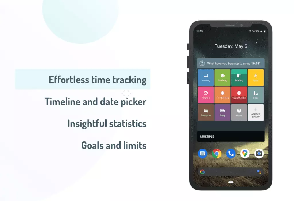 Savemytime smartphone time tracker