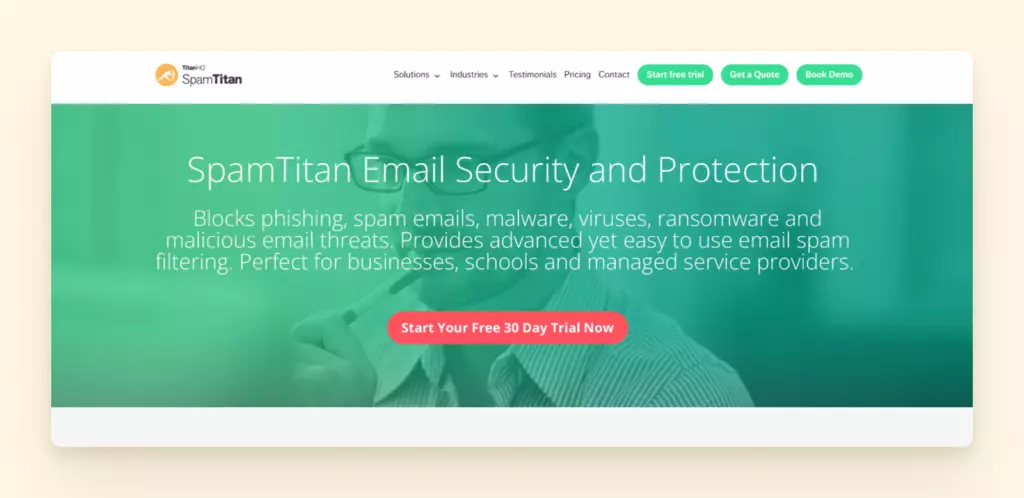 SpamTitan utility for email security