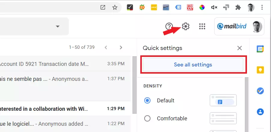 How to use Gmail offline step 1