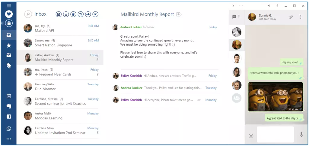 Mailbird can assist you in successfully engaging remote employees