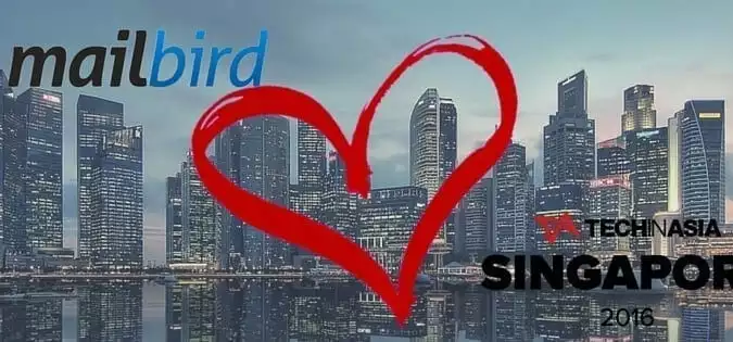 Mailbird loves Tech in Asia Singapore 2016