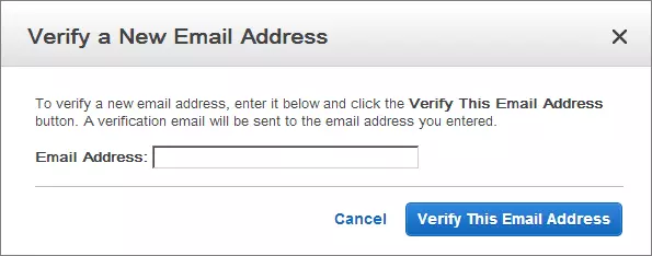 Verify your SES email address