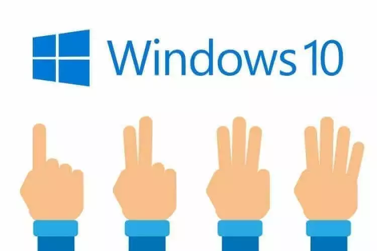 How to use Windows 10 advanced touch gestures