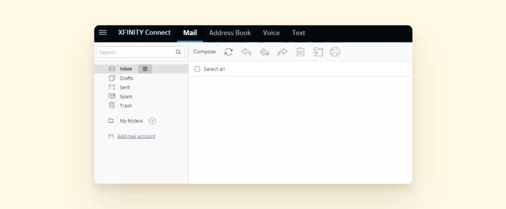 Xfinity email inboxinterface